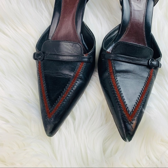 💰SALE Cole Hana Country Kitten Heel Vintage Heels - Picture 3 of 5